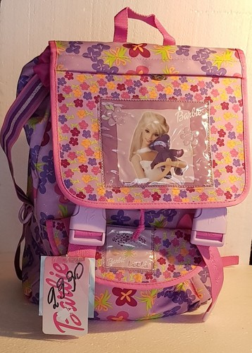 BARBIE zaino con fiori estensibile SEVEN/MATTEL misura cm. 30 x 15 x h 38 |  eBay