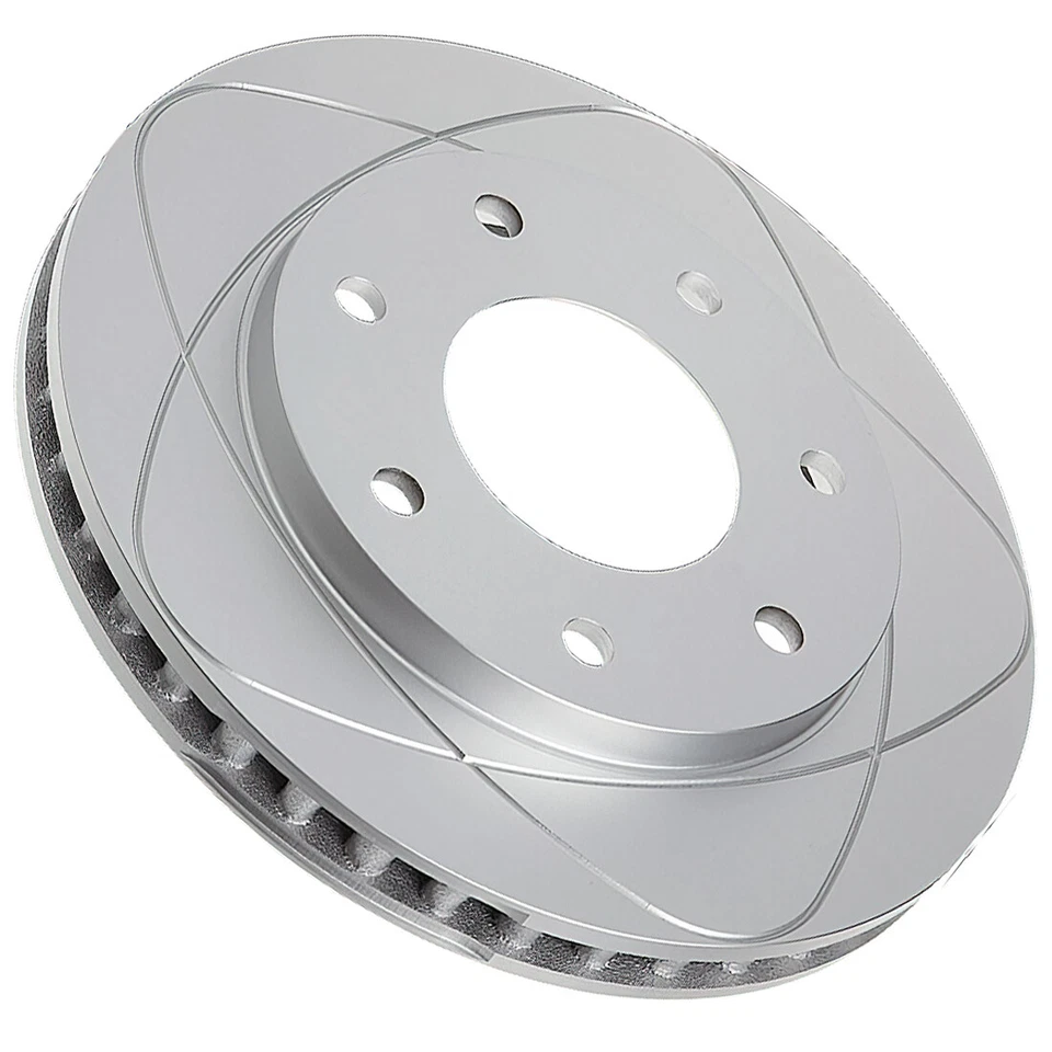 Rotores y pastillas de freno de disco ventilados delanteros para Chevrolet G30 92-75, P30 96-76; 327 mm Foto 4 de 4