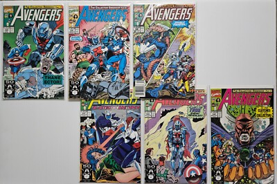 Avengers: The Collection Obsession parts#1-6 of 6 (1991) Kubert Epting Ron Lim