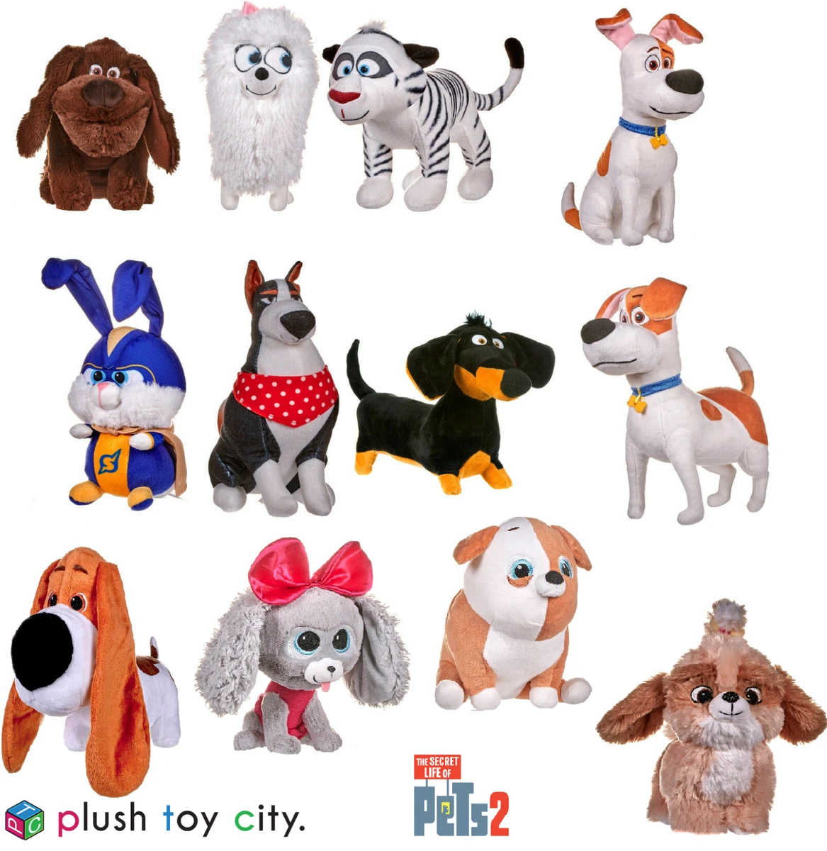 SECRET LIFE OF PETS 2 SOFT TOYS 12