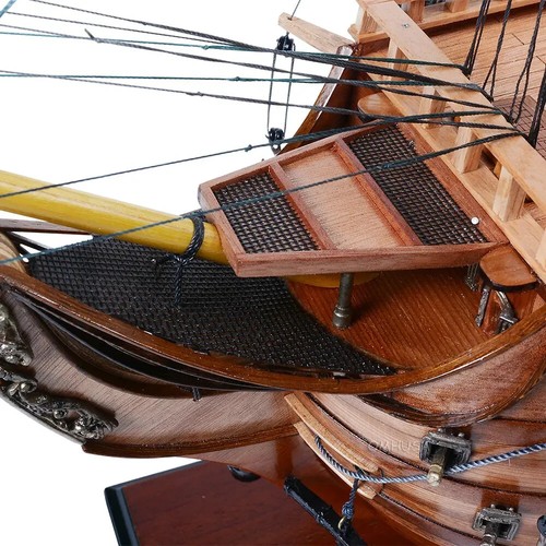 HMS Victory Bow Section Wall Decor Tall Ship Model 28.5" Lord Nelson's Flagship - Picture 7 of 13