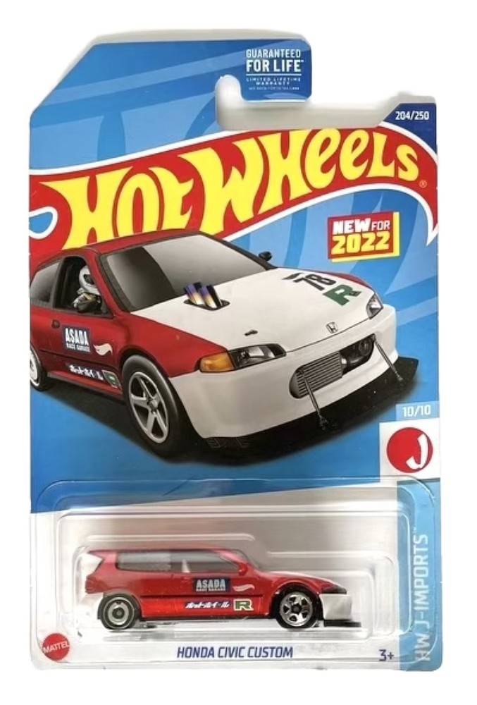 HOT WHEELS HONDA CIVIC CUSTOM HW J-IMPORTS