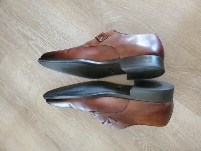 MAGNANNI ‘MARCO’ MENS BROWN CUERO CALF SKIN LEATHER SIZE 13M $399 MAGNANNI  main image 3