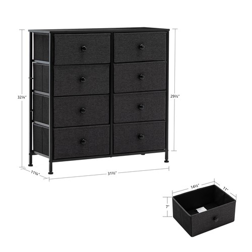 Duhome 8 Drawers Dresser Organizer Fabric Storage Tower & Chest for Hallway - 第 3/28 張圖片