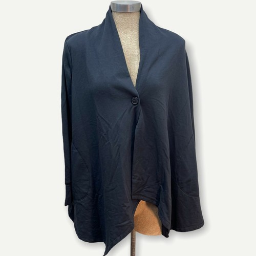 Cuddl Duds Comfortwear Drape Button 