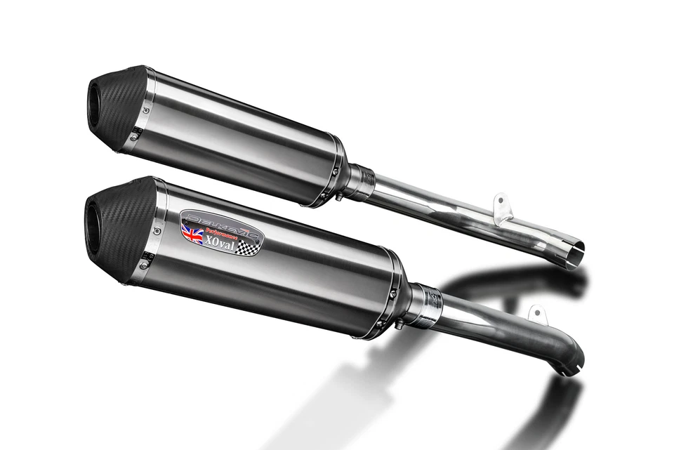 Kit silenciador de escape Honda RVT1000R RC51 2002-2008 13,5" X-Oval aço inoxidável - Imagem 2 de 4