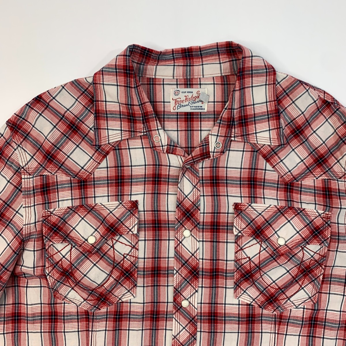true religion plaid shirt