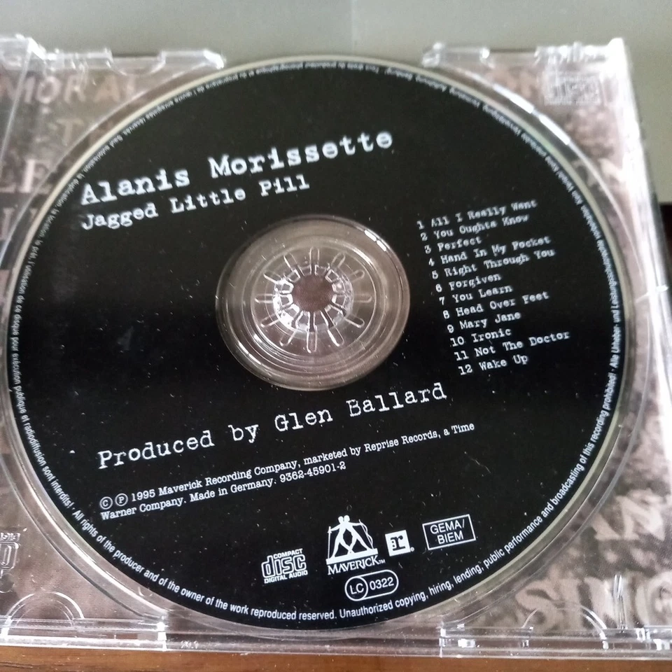 Alanis Morissette Cd Album Supposed Former Infatuation Junkie 2338  - Photo 4/4