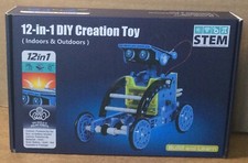 12-1 DIY Creation Toy Solar Robots