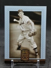 GEORGE KELL 2005 DONRUSS GREATS GOLD HOLO #42/100 TIGERS