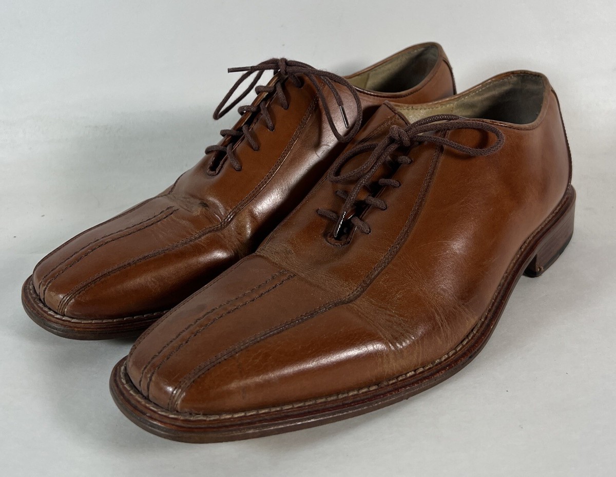 Vintage Stacy Adams Chestnut Leather Men display picture 2