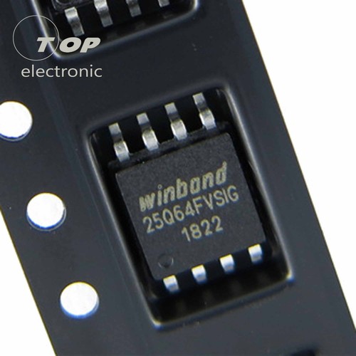 5-Pack Winbond W25Q64FWSIG 64Mb Serial Flash Memory IC Chips - SOP8 Package