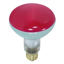 RED Reflector Bulb 75W Watt BR30 Medium E26 Base Dimmable 120V