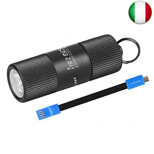 Olight I1R II Mini Torcia LED da 150 Lumen, per Portachiavi, Ricaricabile, EOS