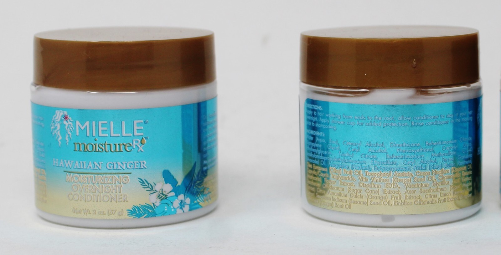 2 PACK  MIELLE HAWAIIAN GINGER MOISTURE MOISTURIZING OVERNIGHT CONDITIONER 2oz