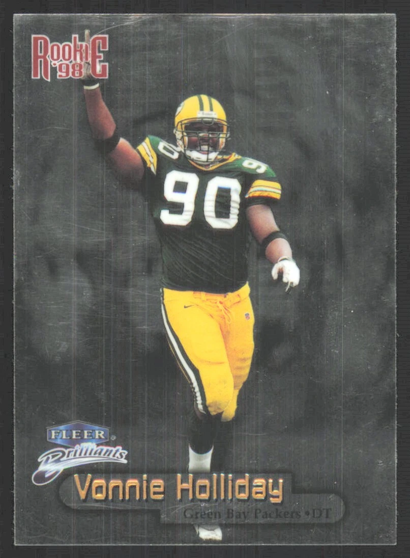 1998 Fleer Brilliants Vonnie Holliday Rookie Green Bay Packers #133