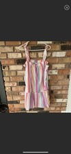 J. Crew  Women Striped Midi Sundress size L New With Tags
