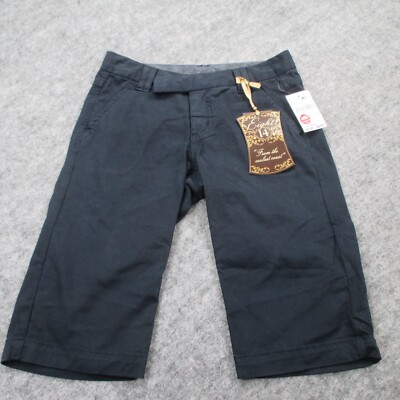 Eight 14 Bermuda Shorts Womans Size 25 Blue NWT