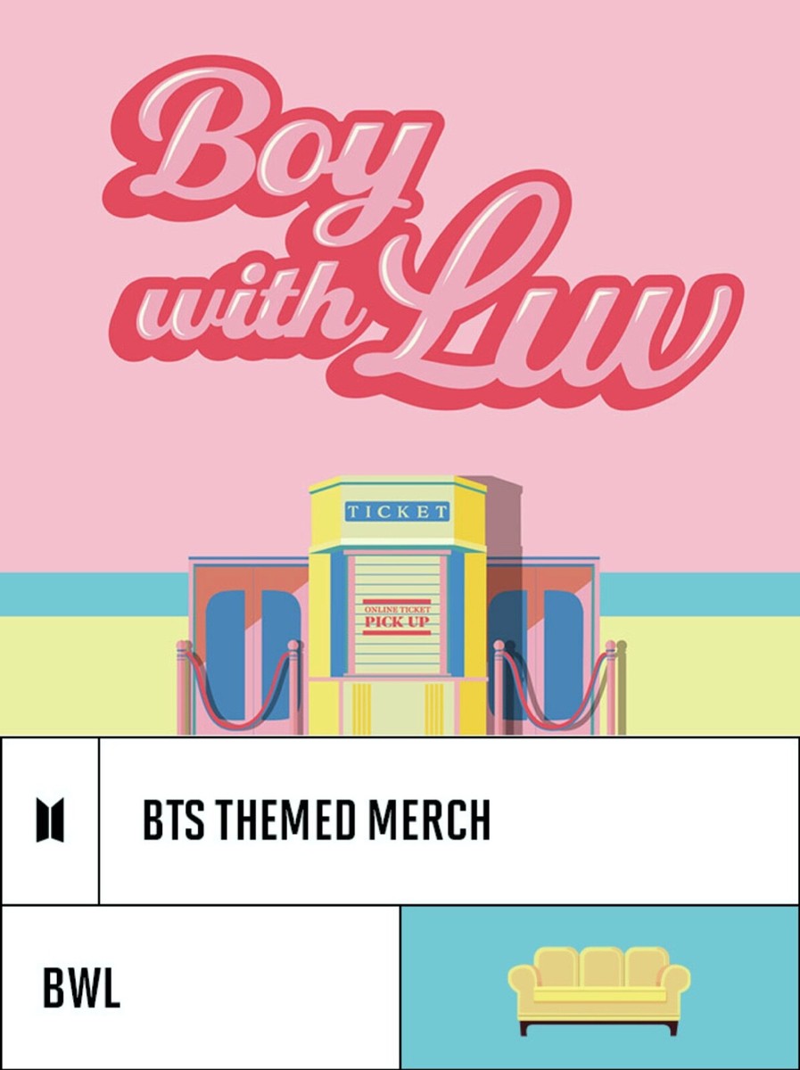 BTS POP-UP Boy With Luv Themed Merch | eBay