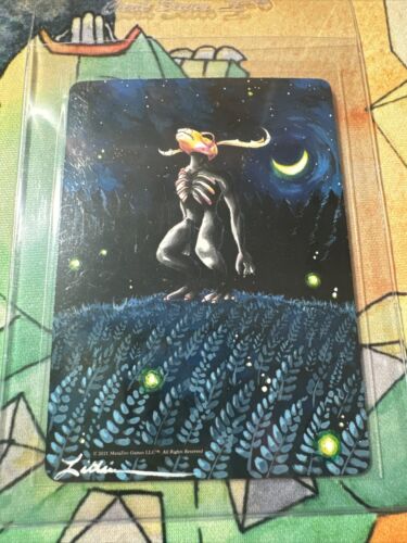 MetaZoo Nightfall Wendigo Altered Nightfall Card 1/1  By Lillie - Afbeelding 1 van 3