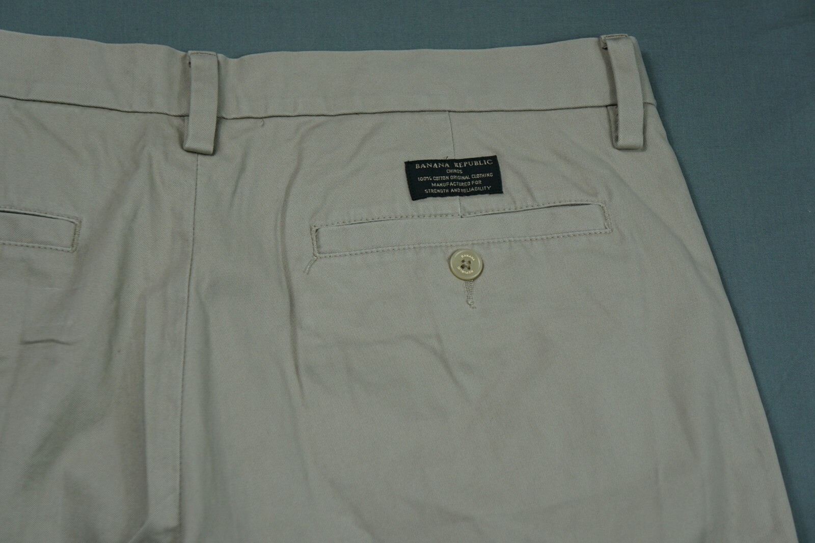 Banana Republic 'Gavin' Flat Front Cotton Twill Chino Beige