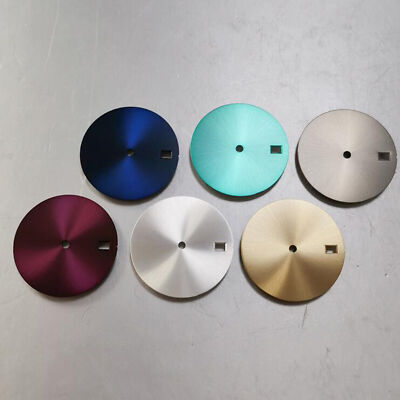 Pure Color No Scale No Luminous Watch Dial 28.5MM for NH35/36 Movement