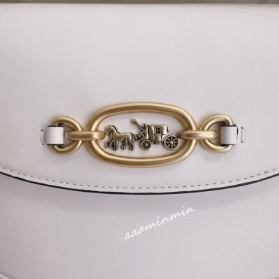 Coach Harley Crossbody Bag -Brass/Chalk CM705 for sale online | eBay