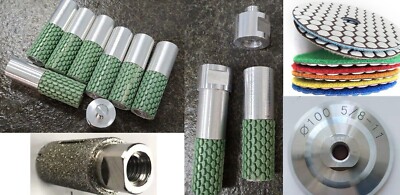1'' grante marble concrete core drill bit polishing drum 4'' ceramic stone buffer