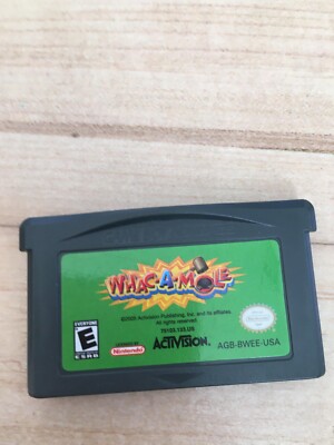Whac-A-Mole - Whacamole  (Nintendo Gameboy Advance) GBA Game only
