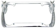 Palm Tree License Plate Frame