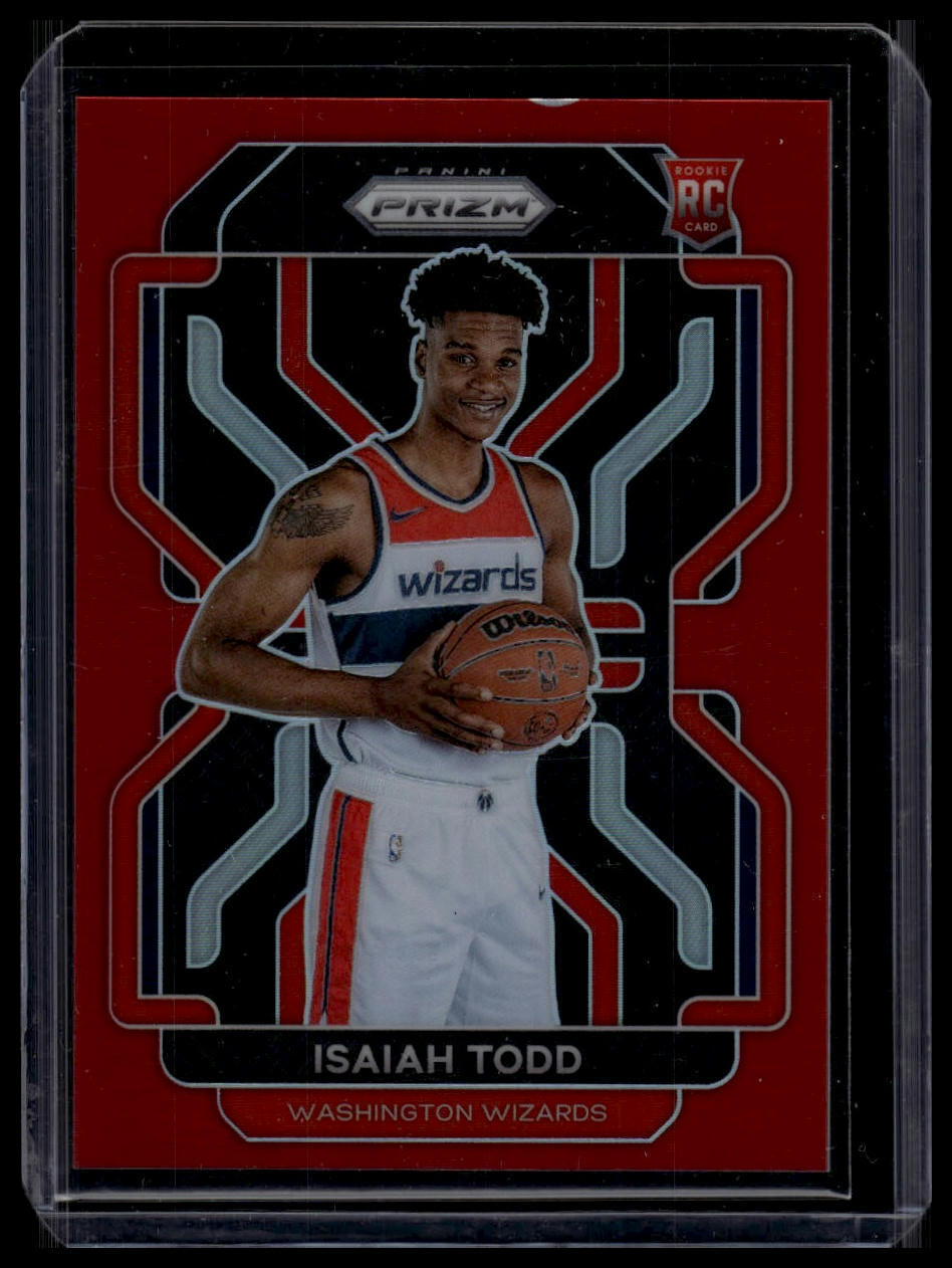 2021-22 Panini Prizm #299 Isaiah Todd Red #/299 Rookie SN,RC