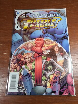 Convergence: Justice League #1 (DC Comics 2015) 1st Print Direct Sales NM/ M