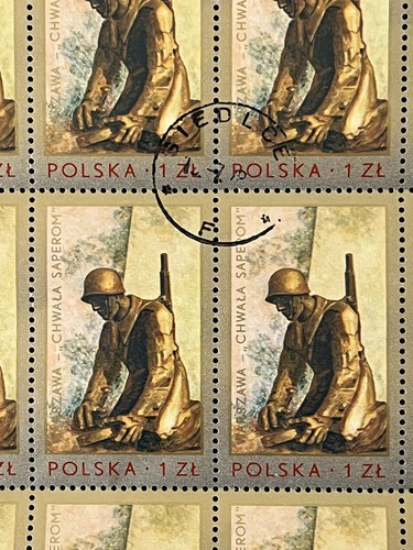 POLAND 1972, 1976 - Lot of Sheet Parts - USED - Free Shipping in the USA - Picture 5 of 5