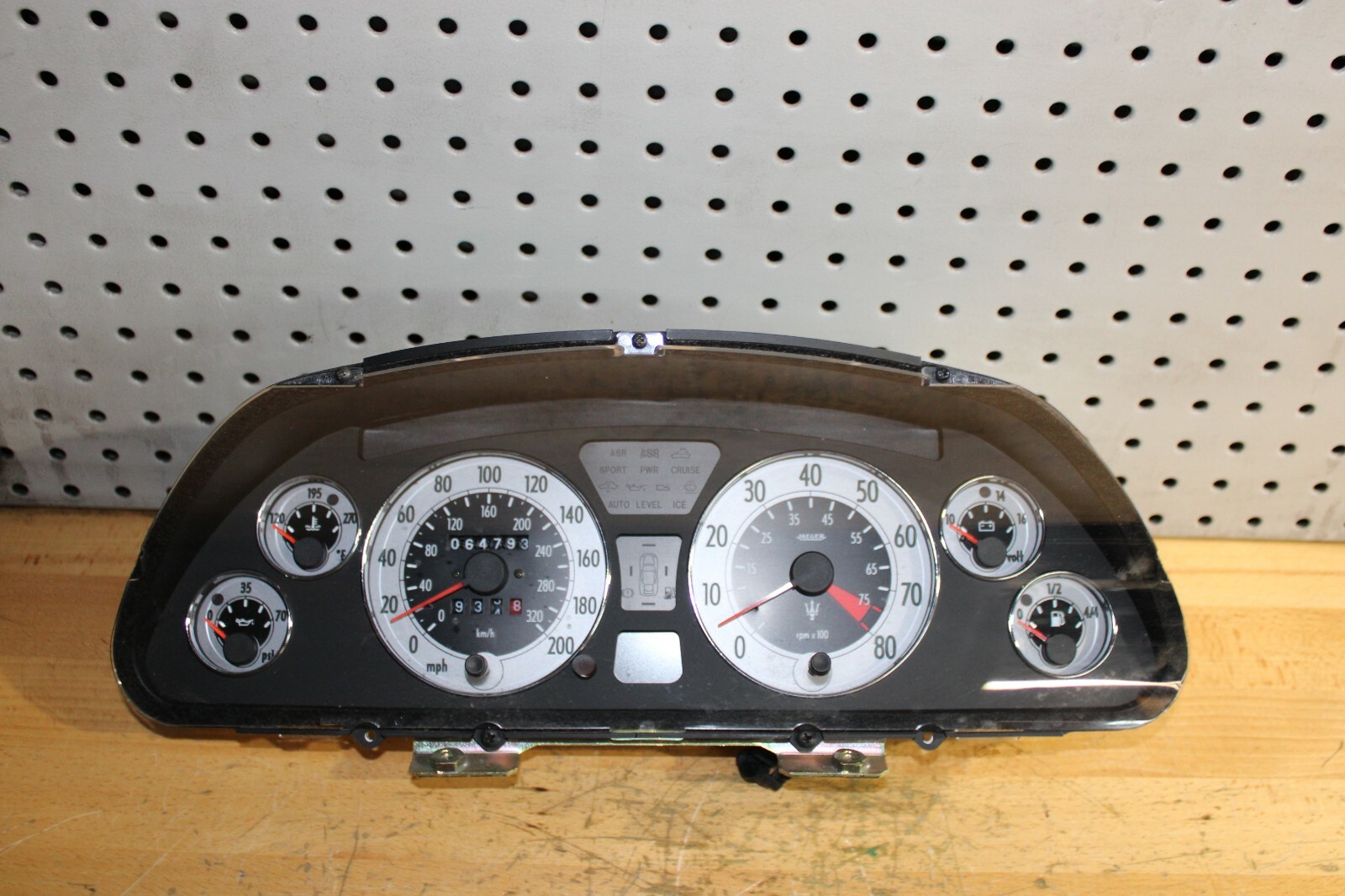 2002 Maserati M138 Coupe Cambiocorsa Speedometer Instrument Cluster 