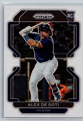 2022 Panini Prizm #183 Alex De Goti White Wave Prizm Houston Astros Rookie