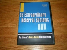 Jay Abraham 93 Extraordinary Referral Systems (5 CD Audio Set) With CD Workbook