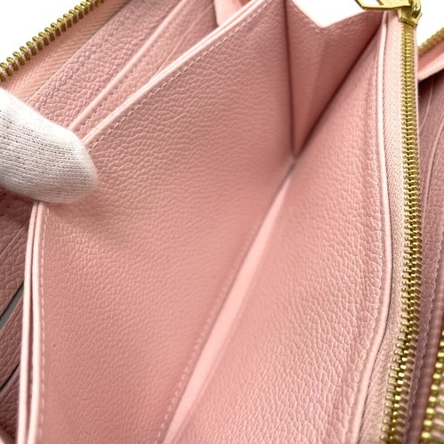 LOUIS VUITTON M80403 Monogram Empreinte By the-Pool Zippy Wallet Pink - Picture 11 of 12
