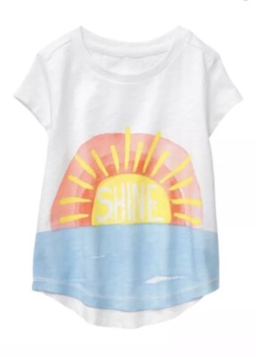 Gymboree Sunwashed Days Sun Shine NWT Girls Top Shirt Size 4t