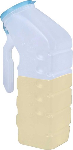 3-12 Männer Urinal Leuchten Dunkel Auslaufsicher Abdeckung 1000 ml Tragbar Behälter Flasche Männer - Bild 24 von 27