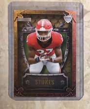 2021 Wild Card Matte WWCB-20 Eric Stokes Weekend Warrior Green Serial #113/125