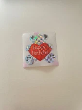 Vintage 1980s  Great Seven Prism Birthday Bear Stocker