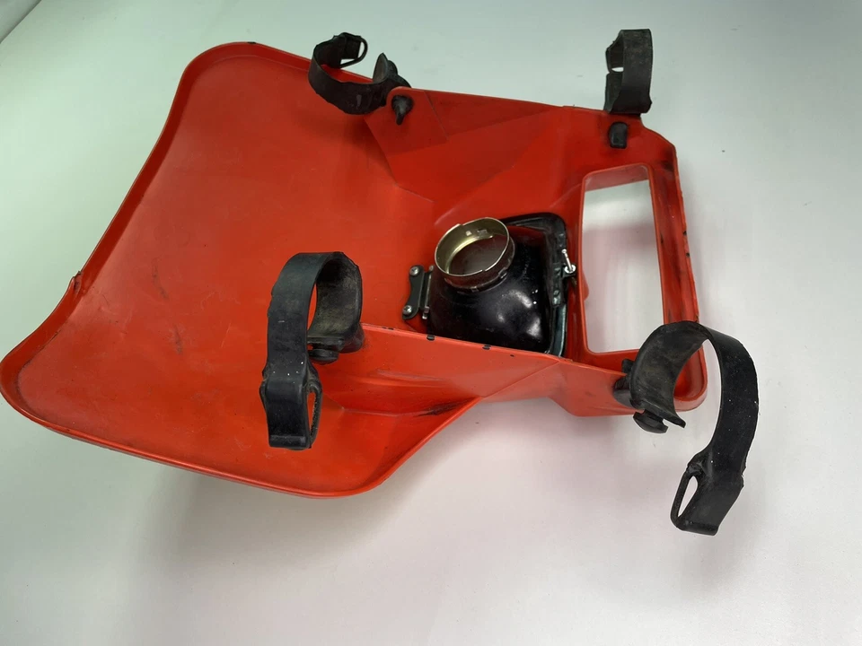 CUBIERTA DE FAROS HONDA XR350R XR250R XR500R XR200R OEM CON CORREAS DE MONTAJE DE LÁMPARA Foto 3 de 4