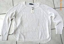 NWT Polo Ralph Lauren Linen Open Knit Long Sleeve Crewneck Sweater Size L G322