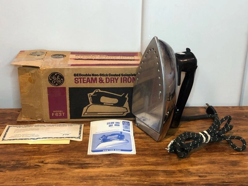 Vintage ge steam iron deals