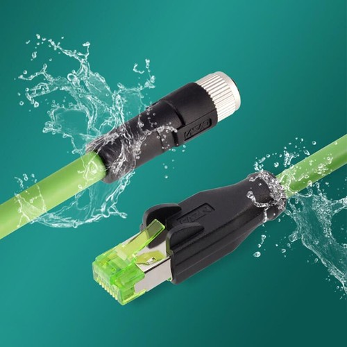 M8 to RJ45 Ethernet Cable Prfinet Cat5E 4Pin D Code Plug Sensor Cables 1/2/3/5M - 第 5/6 張圖片