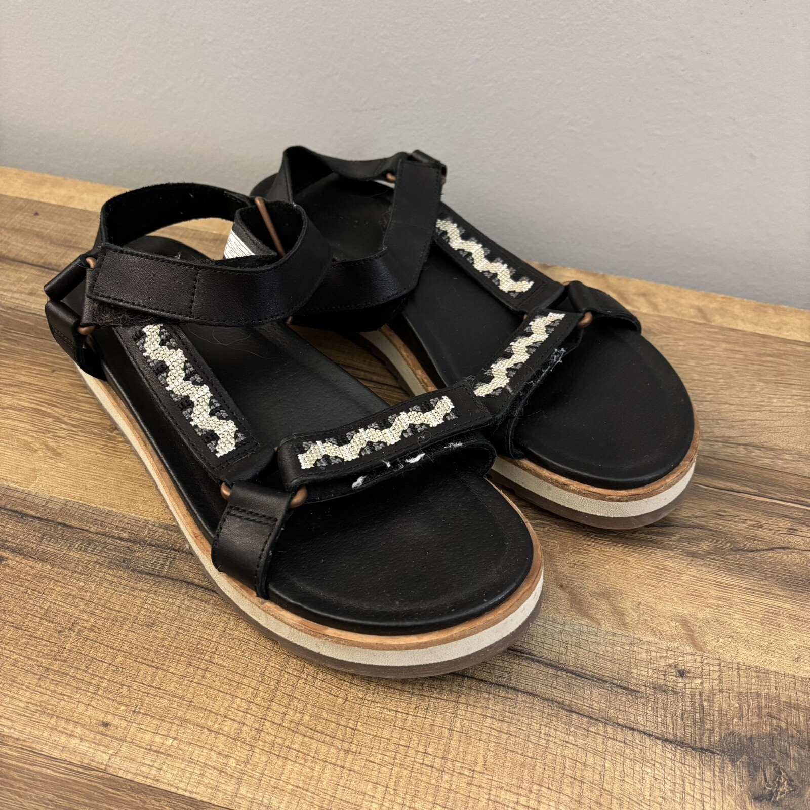 Merrell Juno sandalo alla caviglia in pelle nero J62512 donna 9