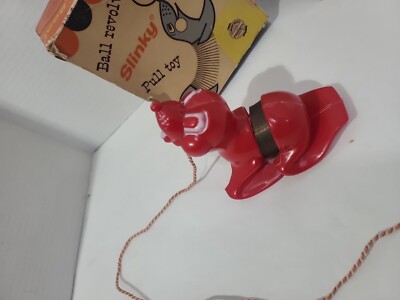 1960s James Original Slinky Seal Pull Toy James Industries