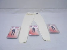 POLARMAX 2C62V LARGE YOUTH 100% POLYESTER IVORY DOUBLE BASE LAYER BOTTOM SET (3)