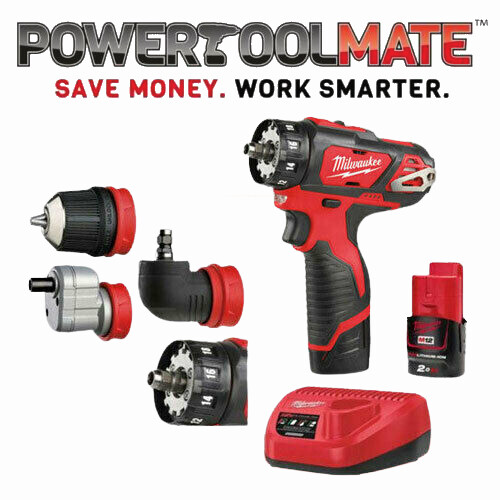 Milwaukee M12BDDXKIT-202C 12V Removable 