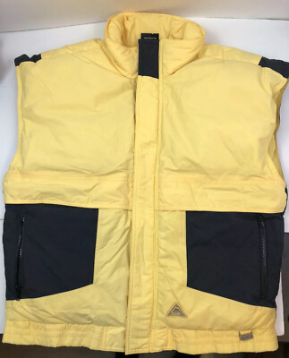 Vintage Mountain Goat By White Stag Mens Large Skiwear Winter Puffer Down Vest 